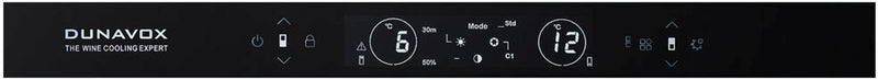 Dunavox Built In Wine Cooler DVS-44-120DSS - Stainless Steel