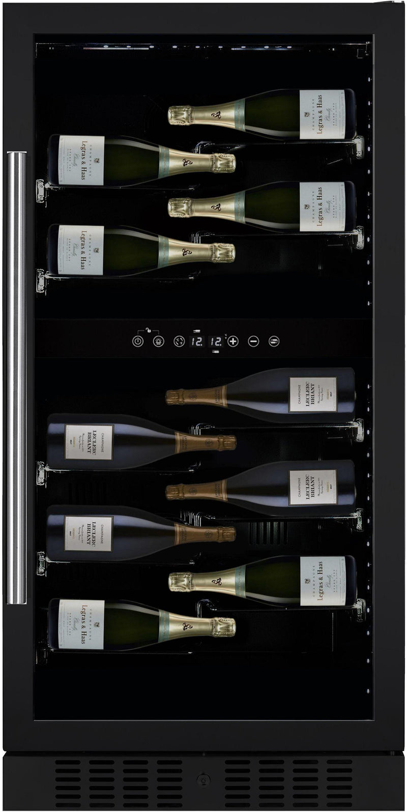 Dunavox Built In Wine Cooler DX-58-258DB - Black