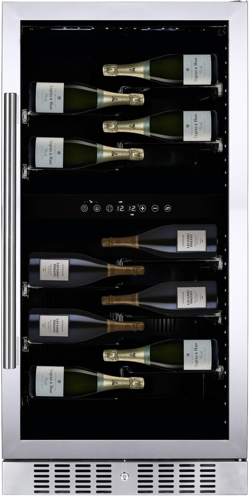 Dunavox Built In Wine Cooler DX-58-258DSS - Stainless Steel