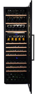 Dunavox Built In Wine Cooler DX-89-246TB - Black Glass