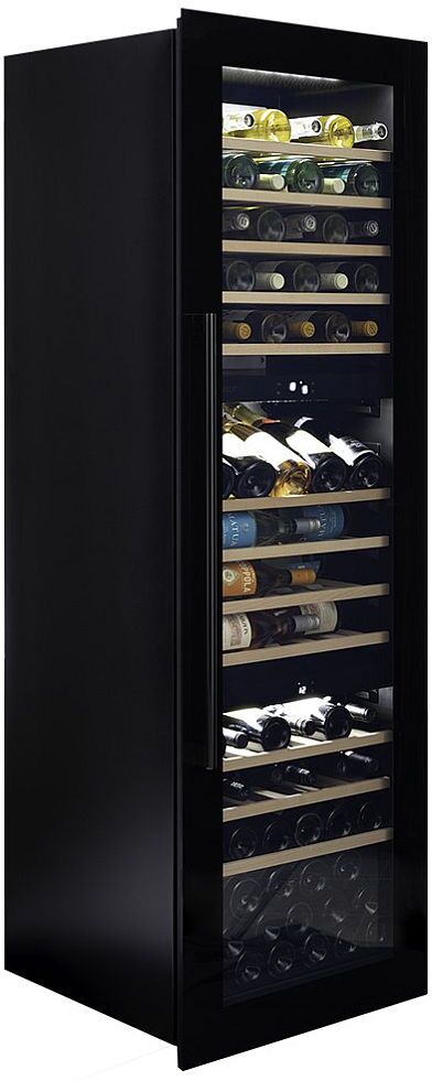Dunavox Built In Wine Cooler DX-89-246TB - Black Glass