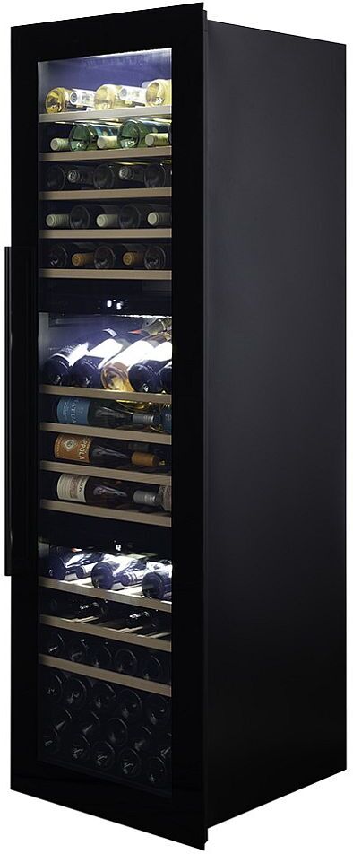 Dunavox Built In Wine Cooler DX-89-246TB - Black Glass