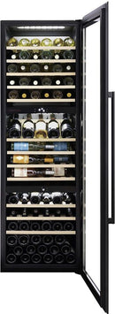 Dunavox Built In Wine Cooler DX-89-246TB - Black Glass