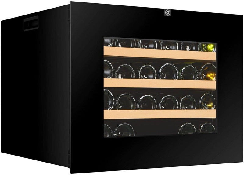 Dunavox Built In Wine Cooler DXB-24-51B-TO - Black Glass