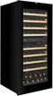 Dunavox Built In Wine Cooler DXB-65-154DB-TO - Black Glass