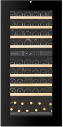 Dunavox Built In Wine Cooler DXB-65-154DB-TO - Black Glass