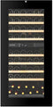 Dunavox Built In Wine Cooler DXB-65-154DB-TO - Black Glass