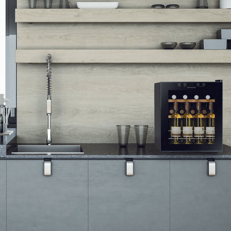 Dunavox Freestanding Wine Cooler DXFH-16-46 - Black