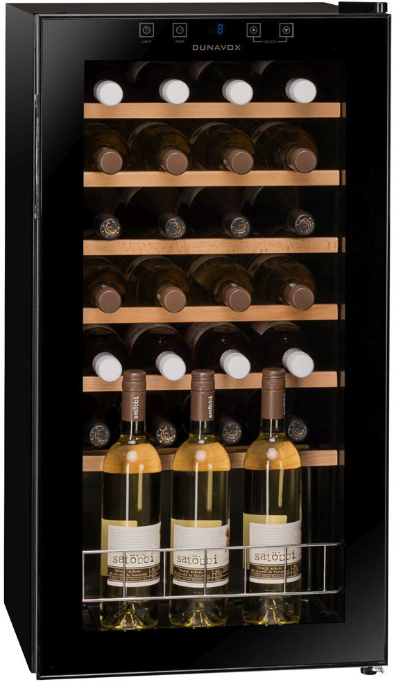 Dunavox Freestanding Wine Cooler DXFH-28-88 - Black