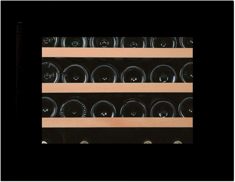 Dunavox Built In Wine Cooler DXJ-24-51B - Black Glass