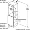 Bosch Built In Larder Fridge KIR41NSE0G - Fully Integrated