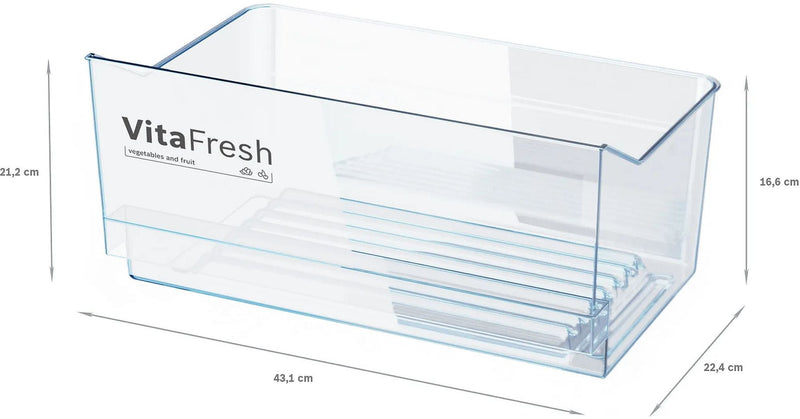 Bosch Freestanding Larder Fridge KSV36VWEPG - White