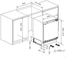 Hisense Built In Larder Fridge RUL178D4AWE - Fully Integrated