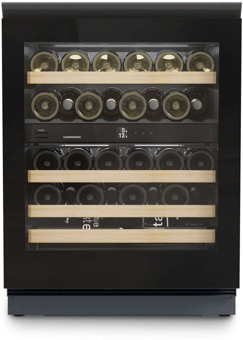 Liebherr Built In Wine Cooler UWGB3632 - Black / Glass Door