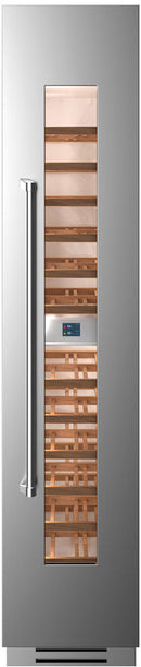 Bertazzoni Built In Wine Cooler WC455BRX2T - Stainless Steel