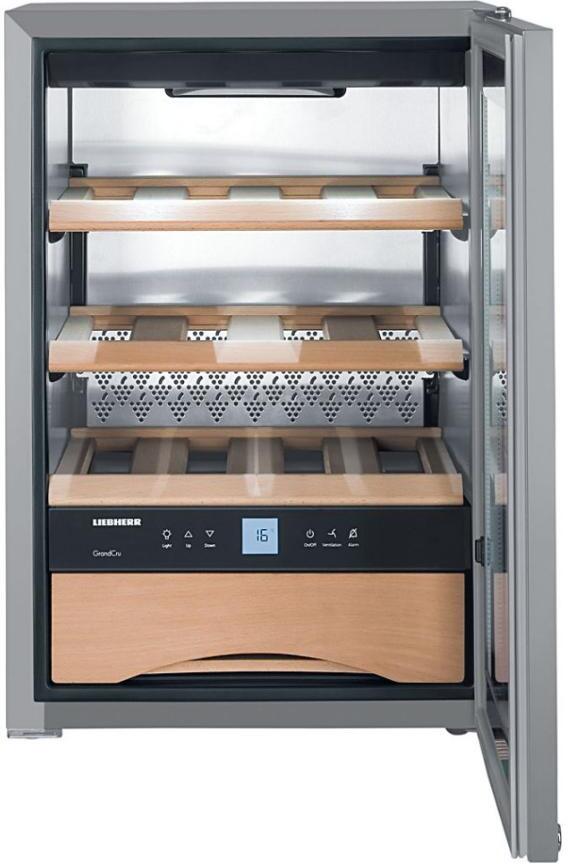 Liebherr Freestanding Wine Cooler WKES653 - Steel / Glass Door