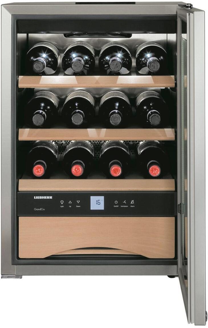 Liebherr Freestanding Wine Cooler WKES653 - Steel / Glass Door